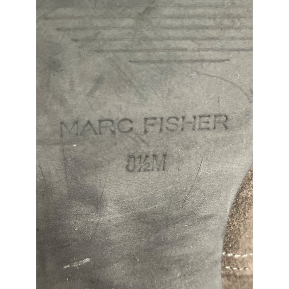 Marc Fisher Ltd. Womens Mallory Mid Heel Ankle Booties Green‎ Gray Suede 8.5M - Picture 9 of 9